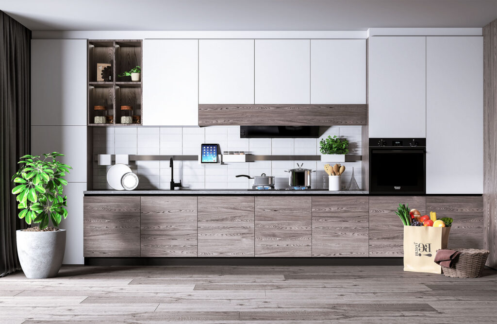 tủ bếp chữ i 2