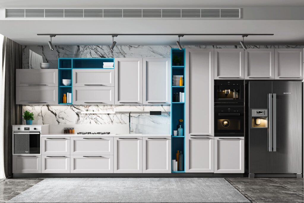 tủ bếp chữ i 4